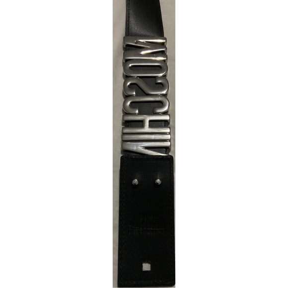 MOSCHINO ~Logo Lettering Buckle Belt (NWT)